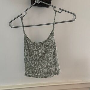John Galt Floral Mint Tank
